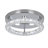 Modern K9 Crystal LED Ceiling Lamp Luminous Stainless Steel Round Ceiling Lamp, Three-Colour Adj