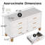 Commode double 6 tiroirs en bois robuste-1866298862