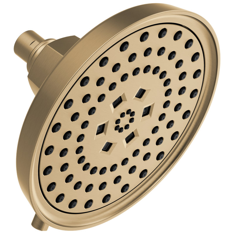 Invari® H2OKinetic® Round Multi-Function Showerhead, Luxe Gold