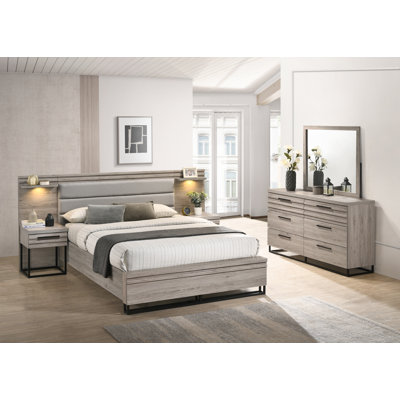 Earvin Upholstered Standard 5 Piece Bedroom Set by Latitude Run