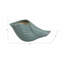 17" Seaside Blue Ceramic Shell Planter