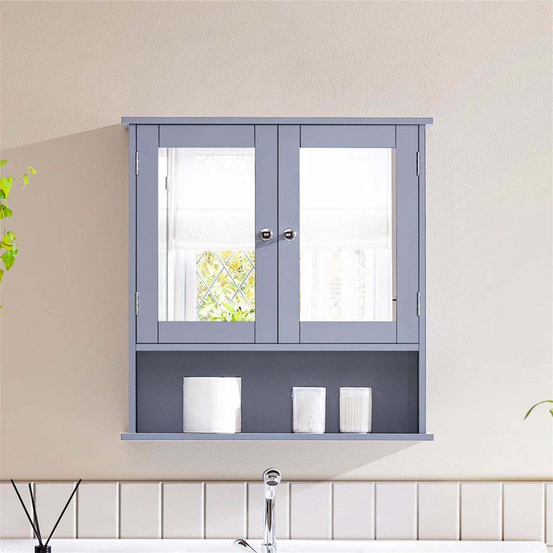 Compact Bathroom Cabinet Bathroom Cabinet, Gray