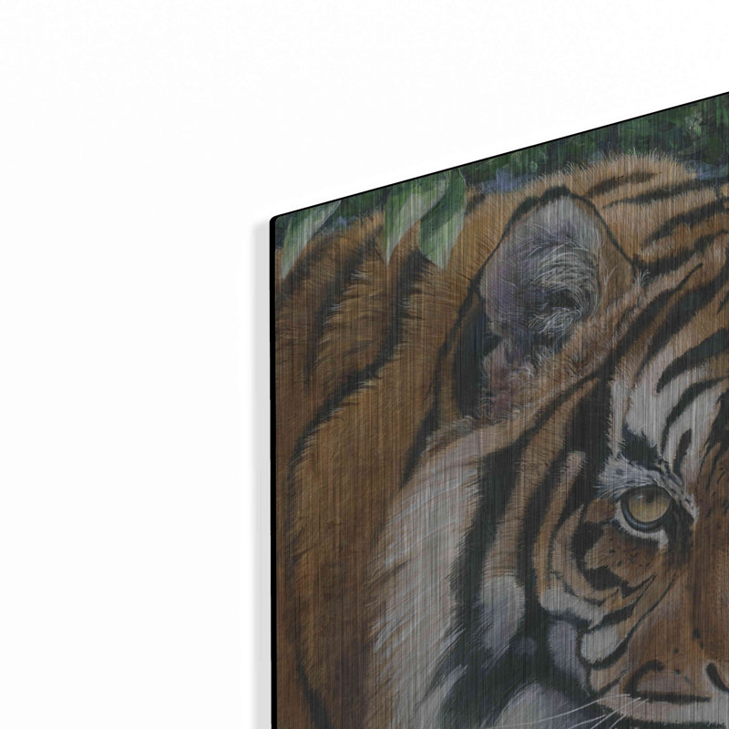 «Tigers de Sumatra» par Durwood Coffey, H 24 po x l 48 po