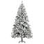 Arbre de Noël artificiel enneigé 7,5 pi avec branches réalistes-1157527823