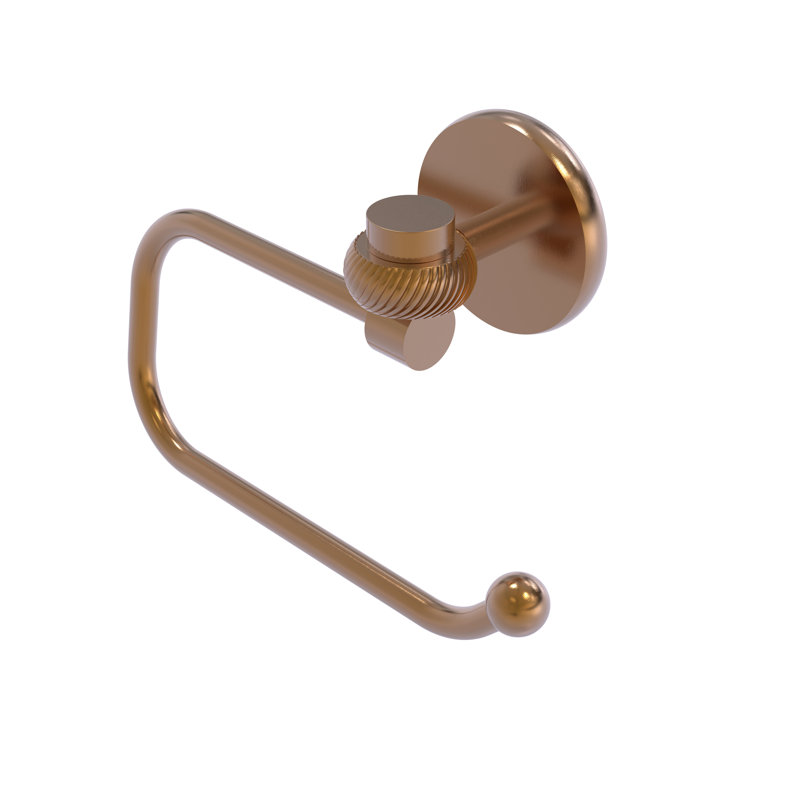 Anneau de tissu à fixation murale avec détails torsadés Satellite Orbit One, Bronze brossé
