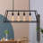 Ranieri 4 - Light Black Kitchen Island Pendant
