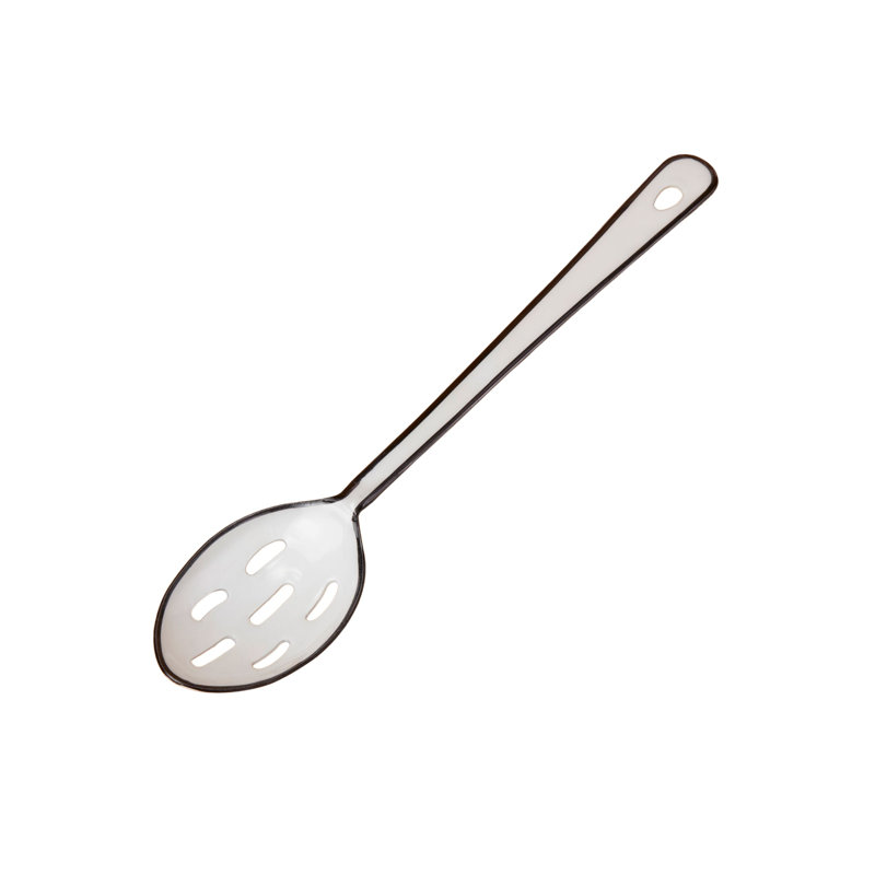 Harlow Slotted Spoon, White