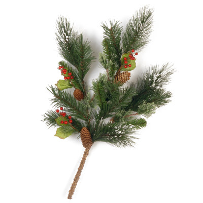 Wintry Pine 25" Spray Swag