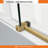 57"-59" W x 60" H Frameless Sliding Tub Door, 5/16" (8mm) Clear Tempered Glass, Single Sliding Bathtub Door with Stainless Steel Roller, Reversible Installation-92341281