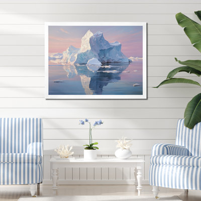 Iceberg blanc et blanc sérénité
