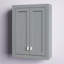 Armoire de salle de bain murale en bois massif l 24 po x H 33 po x P 8 po Higuera-2099842988-2076943426