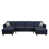 Similicuir bleu marine est en rupture de stock