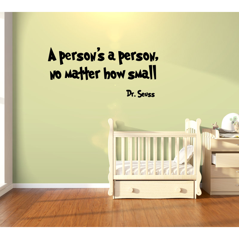Text & Numbers Wall Decal, Black