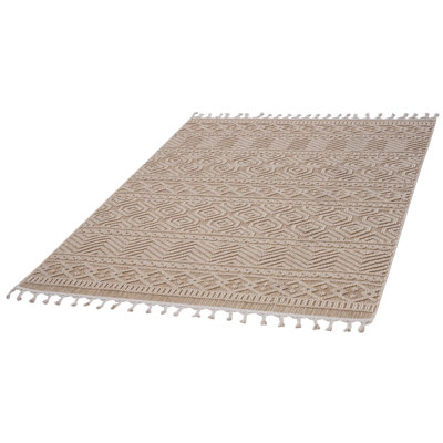 4x6 Geometric Indoor/outdoor Area Rug Loom & - Stain , Non-shedding, And Pet Safe, Multiple Color Options, Easy Maintenance, Floor Carpet Collection , Stain-, Pet-, Sizes Colors, Cover