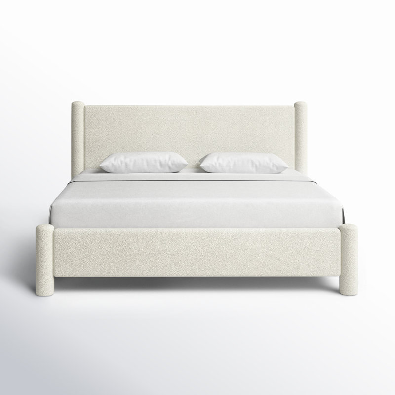 Asel Upholstered Platform Bed, King