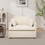 Fauteuil d'appoint rembourré en polyester surdimensionné 37 po avec dossier rembourré-1775088395