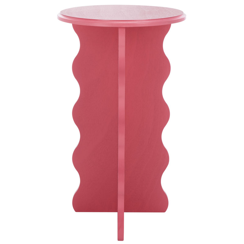 Michelo Wavy Accent Table, Rose