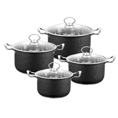 SQ Professional Epoque 4-Piece Stainless Steel Cookware Set