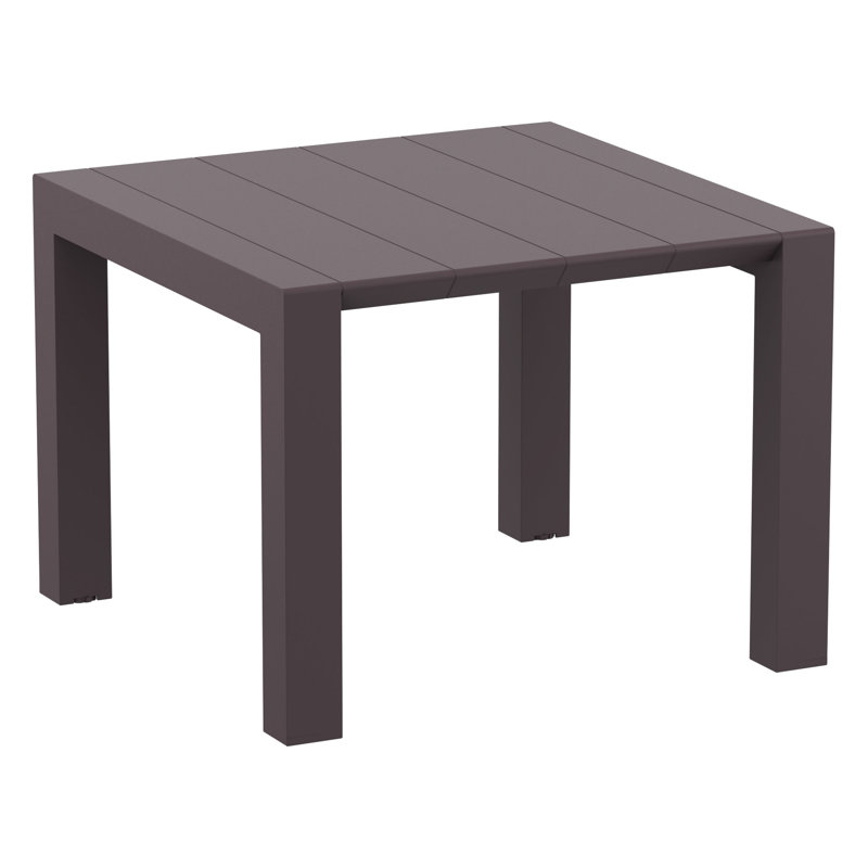 Extendable 4-Person Patio Dining Set, Brown