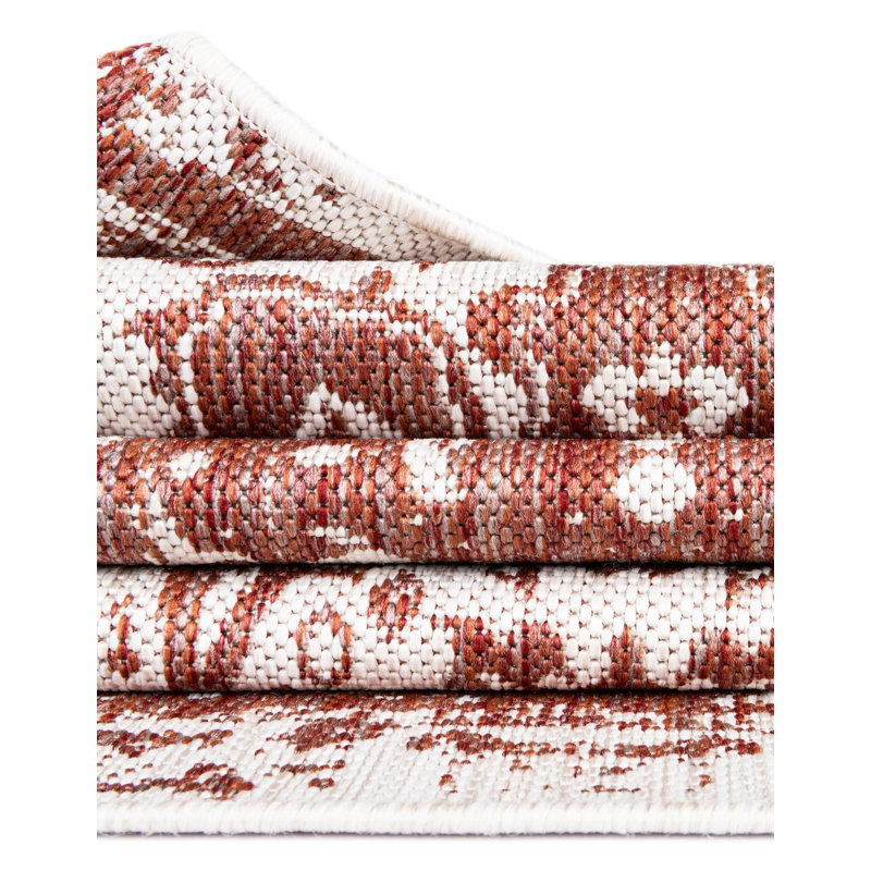 Ornate Lamotte Indoor/Outdoor Area Rug, Rectangle 7'10" x 10'