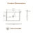 48" W X 32" D Acrylic Shower Base, Composite Single Threshold Shower Pan, Center Drain Slip-Resistant-130083727