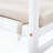 Set of 2 Acacia Wood Dining Chairs with Rope Back and Water-Repellent Cushions, 400lbs Capacity