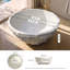 Baignoire de trempage ronde autoportante 60 po x 60 po