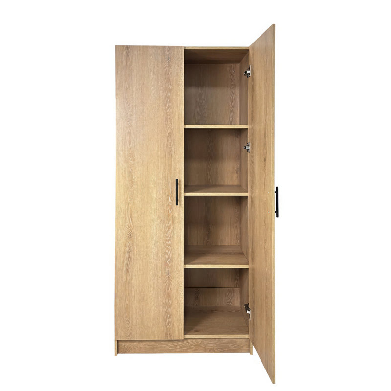 Modex Oak Multi-Purpose Utility Storage Cabinet (3-Piece Set), Oak