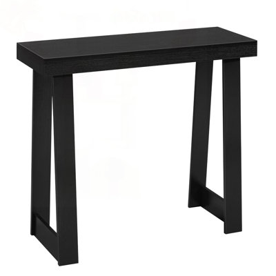 36" Modern Console Table with Dual-Tier Storage