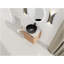 Meuble-lavabo mural 24 po avec lavabo d'art en céramique et porte à fermeture en douceur, emballage KD, contreplaqué-939831343