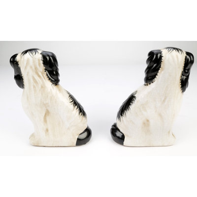 Paire de chiens 8 po Sauceso Staffordshire