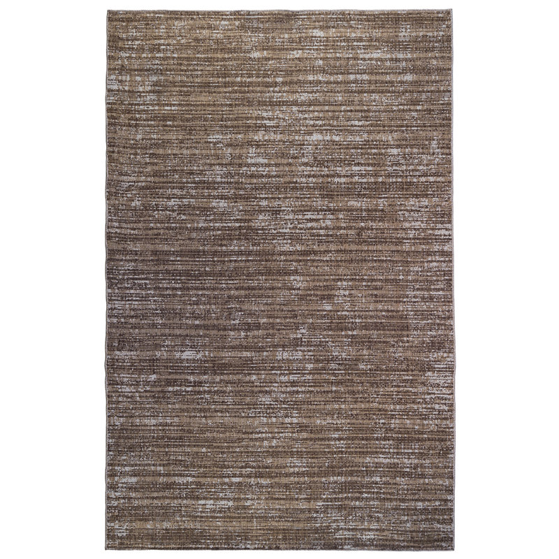 Contemporary Flatweave Performance Indoor/Outdoor Area Rug, Rectangle 2' x 3'