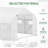 11.5' X 10' X 6.5' Outdoor Walk-In Greenhouse, Tunnel Green House With Roll-Up Windows, Zippered Door, PE Cover, Heavy Duty Steel Frame, White-123626666-123626671