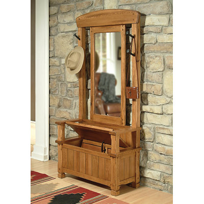 Hall Tree 38'' Wide with Bench