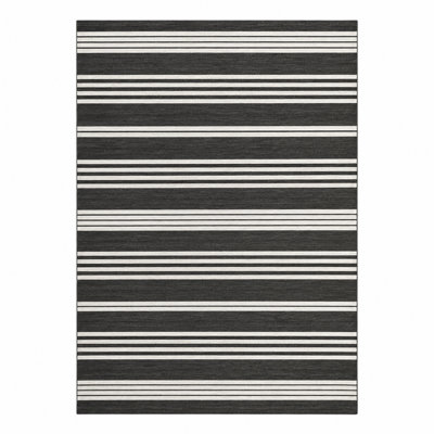 Rectangle Striped Area Rug