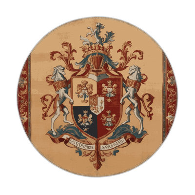 Tapis d'intérieur et d'extérieur brun français