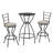 3 Bar Table and Chairs Set