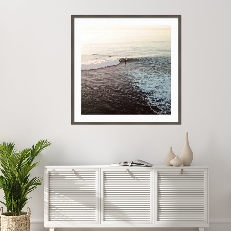 La Jolla 1 Square by Rachel Dowd, Gray, 41" H x 41" W 