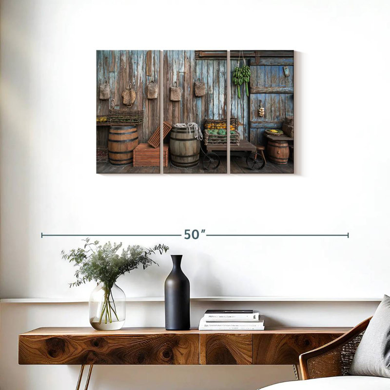 Lilie Rustic Fruit Stands, 20" H x 33" W