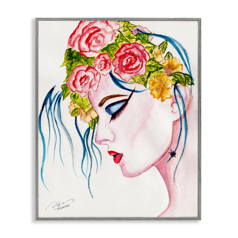 Giclée abstraite féminine élégante, conçue par Texturetones, H 20 po x l 16 po, Estampe numérique Farmhouse