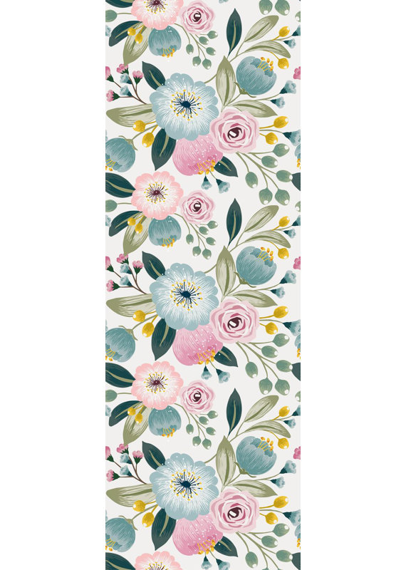 Rouleau de papier peint autocollant Stalham, L 120 po x l 25 po