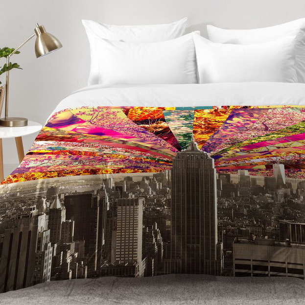 Bianca Green Modern & Contemporary Polyester Comforter, Twin XL Comforter + 1 Standard Sham