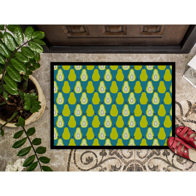 Tapis d'extérieur antidérapant Donohoe Caroline's Treasures, Vert, L 27 po x l 18 po