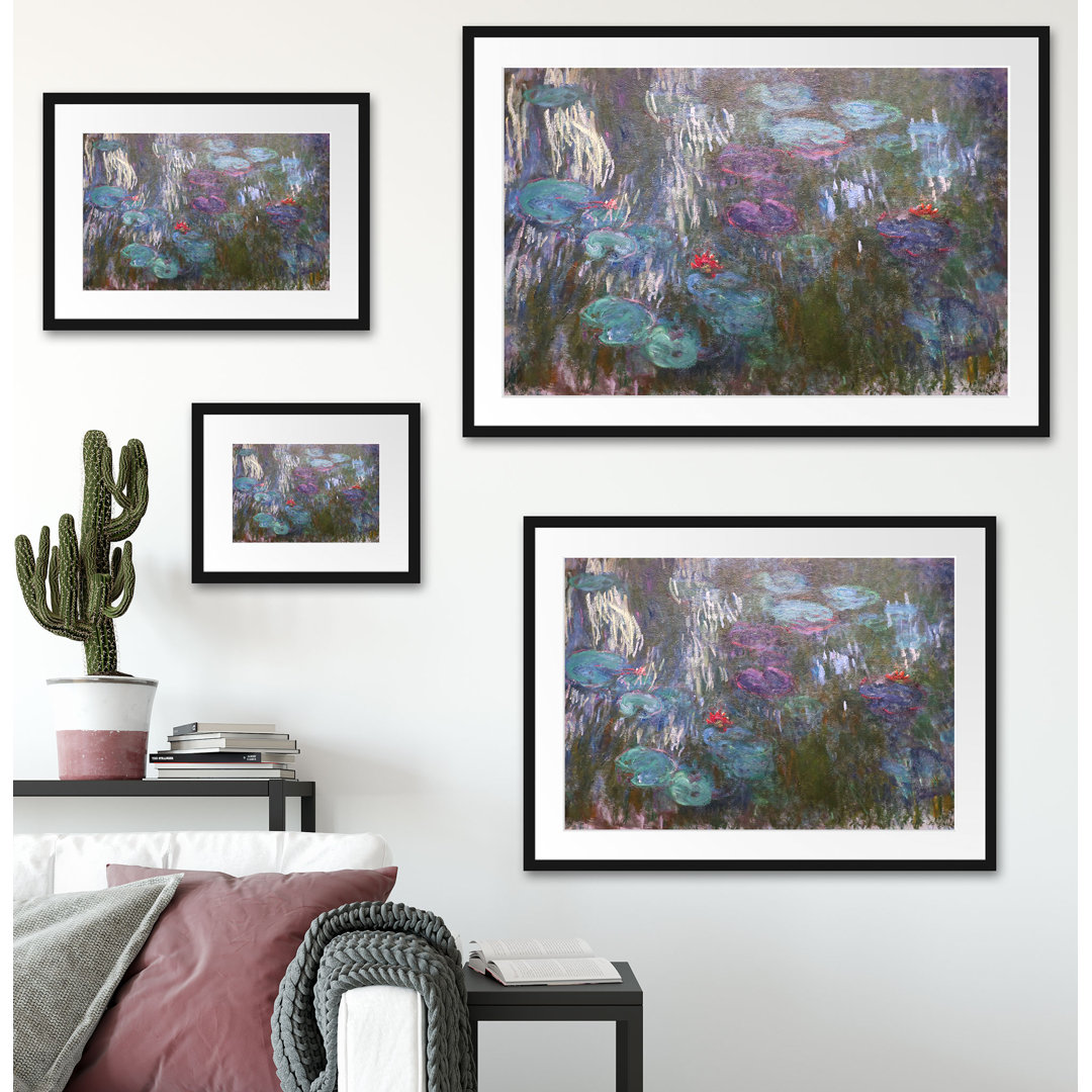 Gerahmter Kunstdruck Water Lilies III von Claude Monet