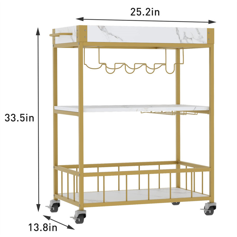 Chobot Metal Bar Cart