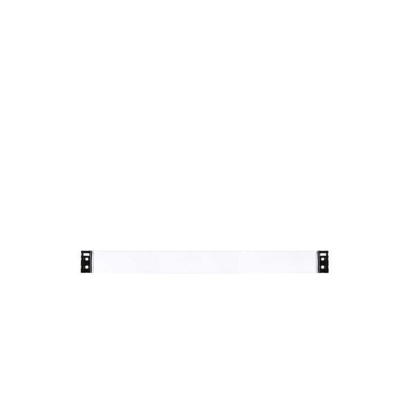 Rail 1 Wall Mounted Towel Bar, Medium, Crystal