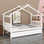 Lit en bois avec couchette-2020289613