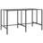 Rectangular 200cm L Outdoor Standing Height Table