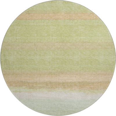 Premium Machine Washable Alijah AMF1272 Stripes Rug