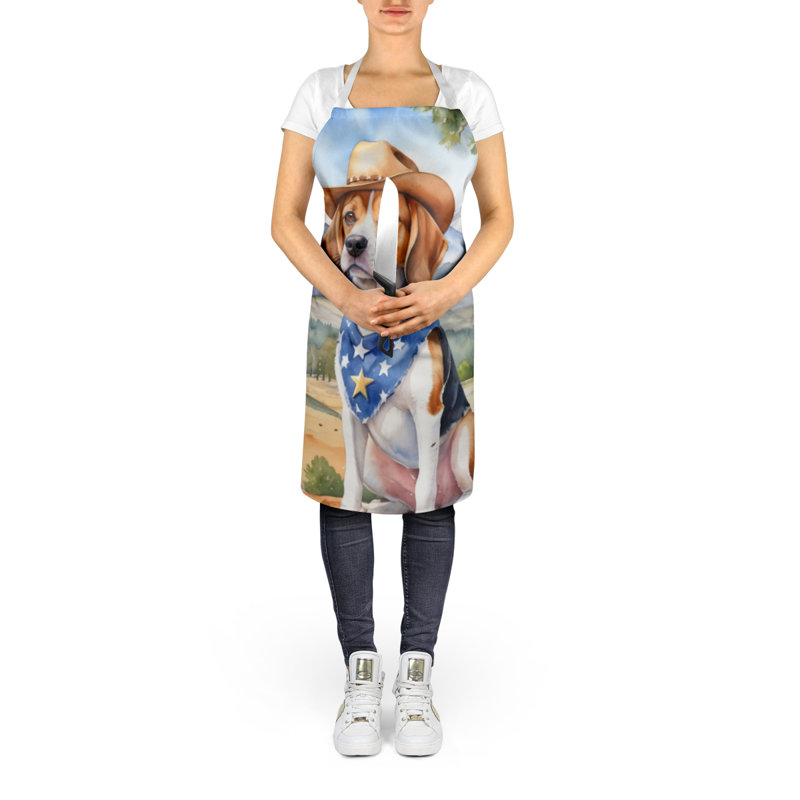 Tablier de bienvenue Beagle Cowboy